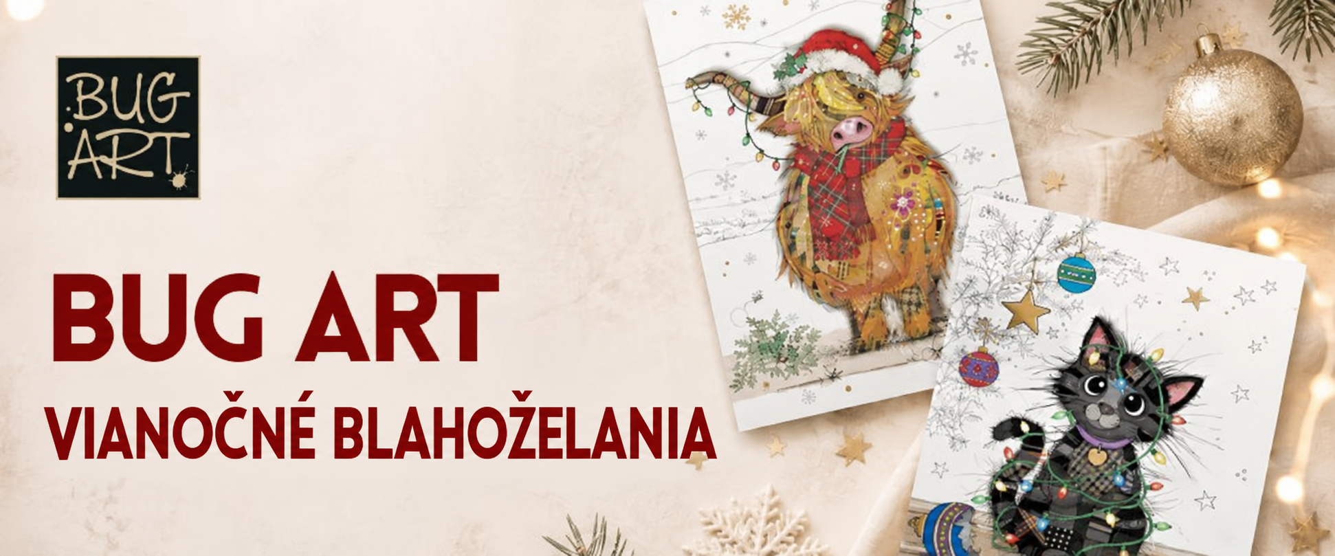 Bug Art – vianočné blahoželania